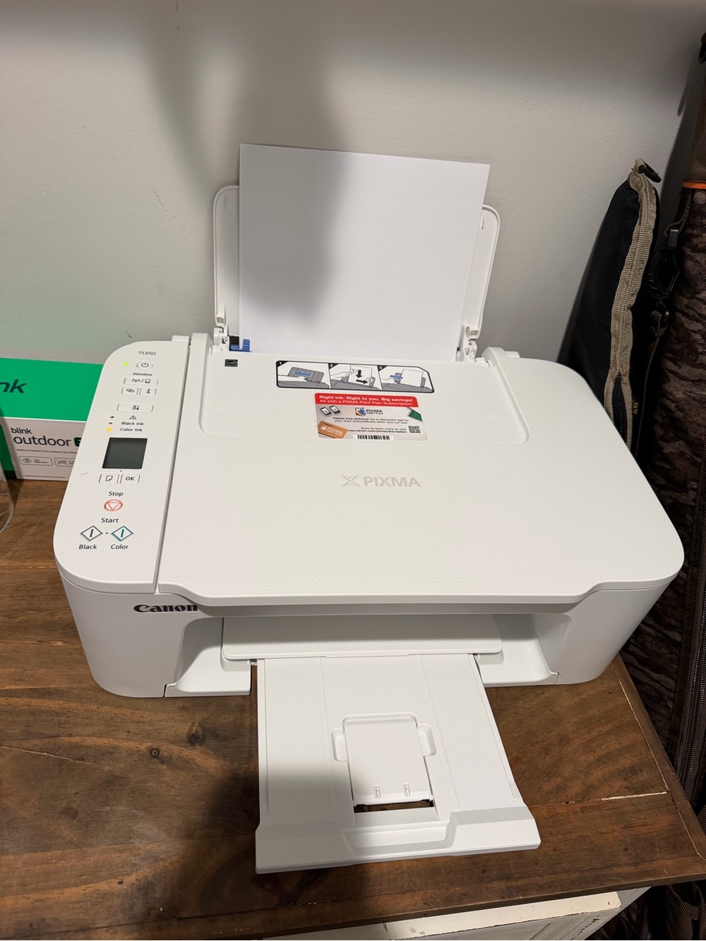 Canon White PIXMA All-in-One Inkjet Printer - Wireless Ready